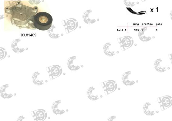Autokit 06.0035 - Kit Cinghie Poly-V www.autoricambi360.it