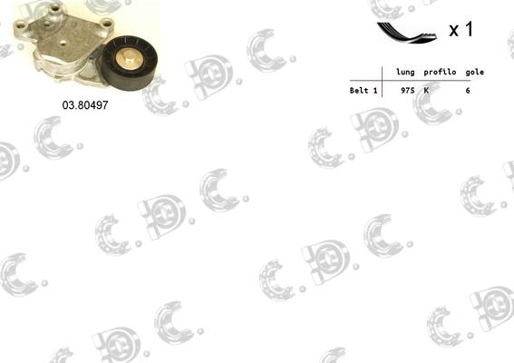 Autokit 06.0036 - Kit Cinghie Poly-V www.autoricambi360.it