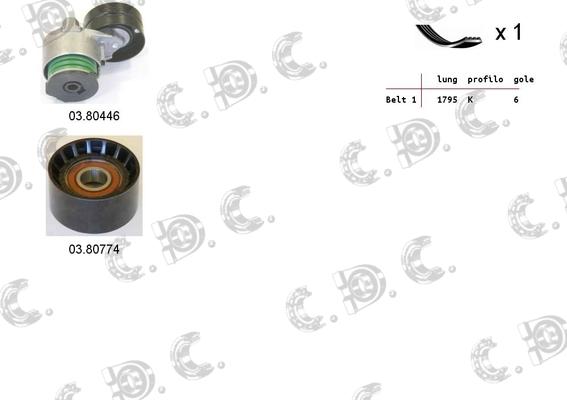 Autokit 06.0024 - Kit Cinghie Poly-V www.autoricambi360.it