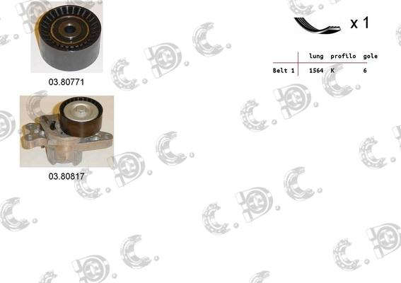 Autokit 06.0020 - Kit Cinghie Poly-V www.autoricambi360.it