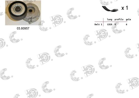 Autokit 06.0023 - Kit Cinghie Poly-V www.autoricambi360.it