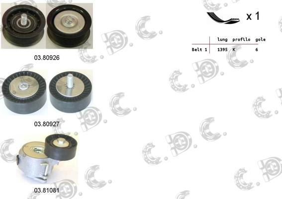 Autokit 06.0070 - Kit Cinghie Poly-V www.autoricambi360.it