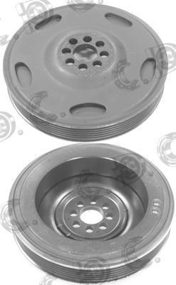 Autokit 03.90245 - Puleggia cinghia, Albero a gomiti www.autoricambi360.it