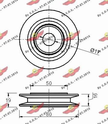 Autokit 03.639 - Galoppino / Guidacinghia, Cinghia Poly-V www.autoricambi360.it