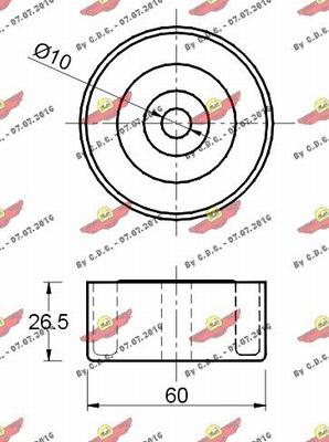 Autokit 03.80771/M - Galoppino / Guidacinghia, Cinghia Poly-V www.autoricambi360.it