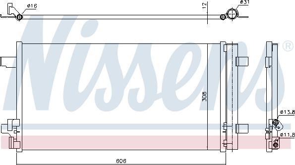 AVA VN5469D - Condensatore, Climatizzatore www.autoricambi360.it