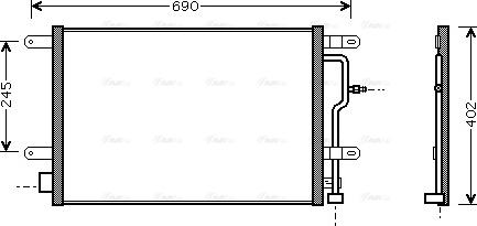 AVA AI 5194 - Condensatore, Climatizzatore www.autoricambi360.it