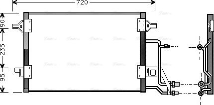 AVA AI5140 - Condensatore, Climatizzatore www.autoricambi360.it