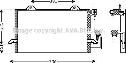AVA AI 5159 - Condensatore, Climatizzatore www.autoricambi360.it