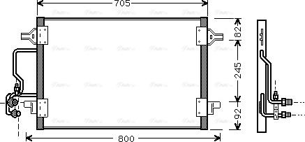 AVA AI 5175 - Condensatore, Climatizzatore www.autoricambi360.it