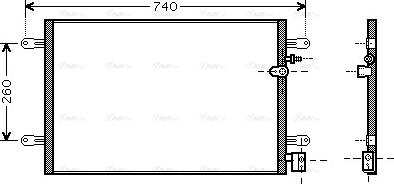 AVA AI 5237 - Condensatore, Climatizzatore www.autoricambi360.it