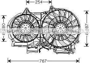 AVA AI 7505 - Ventola, Raffreddamento motore www.autoricambi360.it