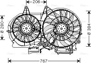 AVA AI 7506 - Ventola, Raffreddamento motore www.autoricambi360.it