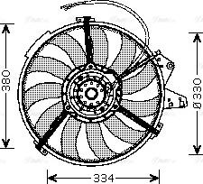 AVA AI 7507 - Ventola, Raffreddamento motore www.autoricambi360.it