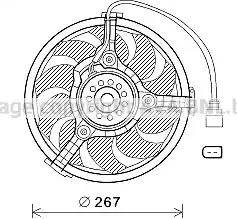AVA AI7518 - Ventola, Raffreddamento motore www.autoricambi360.it