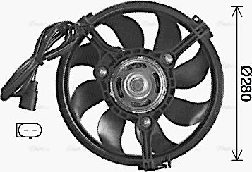 AVA AI7520 - Ventola, Raffreddamento motore www.autoricambi360.it