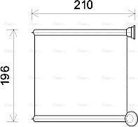 AVA AIA6385 - Scambiatore calore, Riscaldamento abitacolo www.autoricambi360.it
