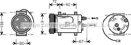 AVA AIK177 - Compressore, Climatizzatore www.autoricambi360.it