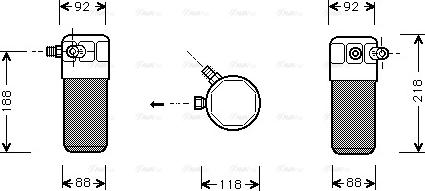 AVA AI D153 - Essiccatore, Climatizzatore www.autoricambi360.it