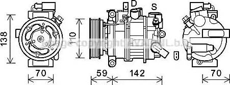 AVA AIK402 - Compressore, Climatizzatore www.autoricambi360.it