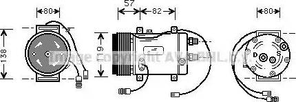 AVA AIK008 - Compressore, Climatizzatore www.autoricambi360.it