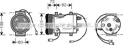AVA AIK179 - Compressore, Climatizzatore www.autoricambi360.it