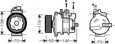 AVA AI K266 - Compressore, Climatizzatore www.autoricambi360.it