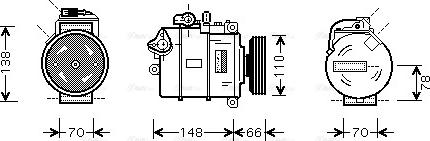 AVA AI K226 - Compressore, Climatizzatore www.autoricambi360.it