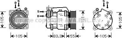 AVA AL K090 - Compressore, Climatizzatore www.autoricambi360.it