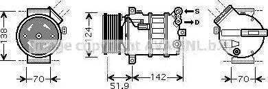 AVA AL K112 - Compressore, Climatizzatore www.autoricambi360.it