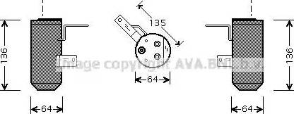 AVA AU D160 - Essiccatore, Climatizzatore www.autoricambi360.it