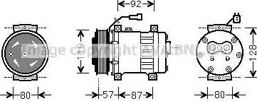 AVA AU K203 - Compressore, Climatizzatore www.autoricambi360.it