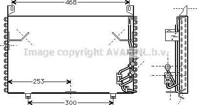 AVA BW 5199 - Condensatore, Climatizzatore www.autoricambi360.it