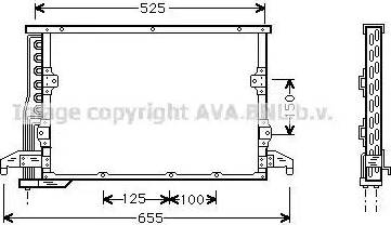 AVA BW5190 - Condensatore, Climatizzatore www.autoricambi360.it