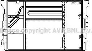 AVA BW 5149 - Condensatore, Climatizzatore www.autoricambi360.it