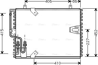 AVA BW5183 - Condensatore, Climatizzatore www.autoricambi360.it
