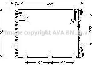 AVA BW 5182 - Condensatore, Climatizzatore www.autoricambi360.it