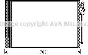 AVA BW 5370 - Condensatore, Climatizzatore www.autoricambi360.it