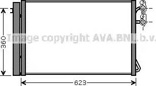 AVA BW5295 - Condensatore, Climatizzatore www.autoricambi360.it