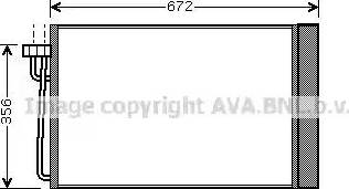 AVA BW 5267 - Condensatore, Climatizzatore www.autoricambi360.it