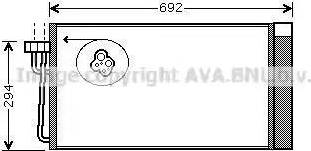 AVA BW5273D - Condensatore, Climatizzatore www.autoricambi360.it