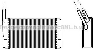 AVA BW 6077 - Scambiatore calore, Riscaldamento abitacolo www.autoricambi360.it