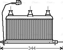 AVA BW 6352 - Scambiatore calore, Riscaldamento abitacolo www.autoricambi360.it