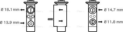 AVA BW 1085 - Valvola ad espansione, Climatizzatore www.autoricambi360.it