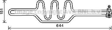 AVA BW3469 - Radiatore olio, Sterzo www.autoricambi360.it
