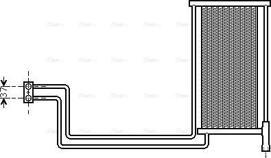 AVA BW 3368 - Radiatore olio, Cambio automatico www.autoricambi360.it