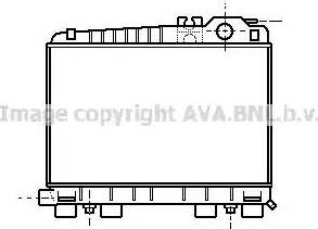 AVA BW2044 - Radiatore, Raffreddamento motore www.autoricambi360.it