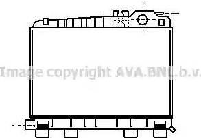 AVA BW 2043 - Radiatore, Raffreddamento motore www.autoricambi360.it