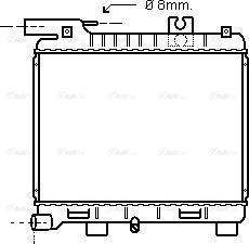 AVA BW 2053 - Radiatore, Raffreddamento motore www.autoricambi360.it