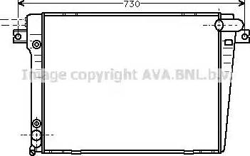 AVA BW 2062 - Radiatore, Raffreddamento motore www.autoricambi360.it